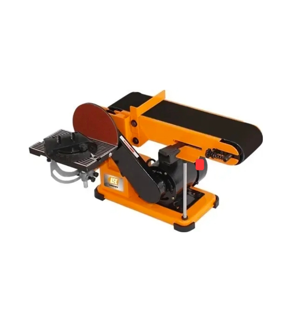 LIJADORA DE BANDA Y DISCO DE BANCO 440W 1450rpm  CINTA 915X102mm DISCO 6 PULGADAS Lüsqtoff LQLB