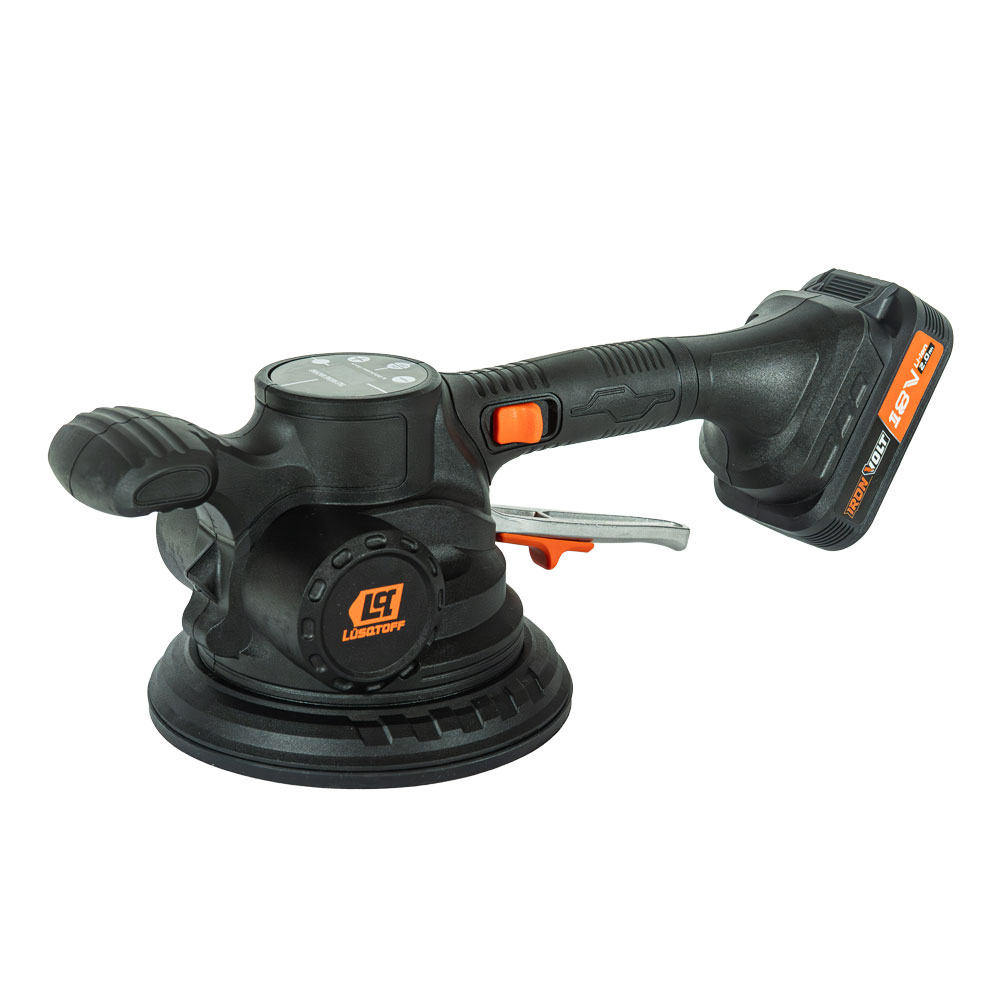 VENTOSA VIBRONIVELADORA PARA PISOS Y REVESTIMIENTOS A BATERIA 2.0Ah Lüsqtoff VNL150-9BK