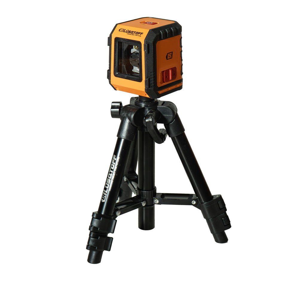 NIVEL LASER 10MTS LUZ VERDE CON TRIPODE ESCUADRA FRONTAL Lüsqtoff NV10L-8