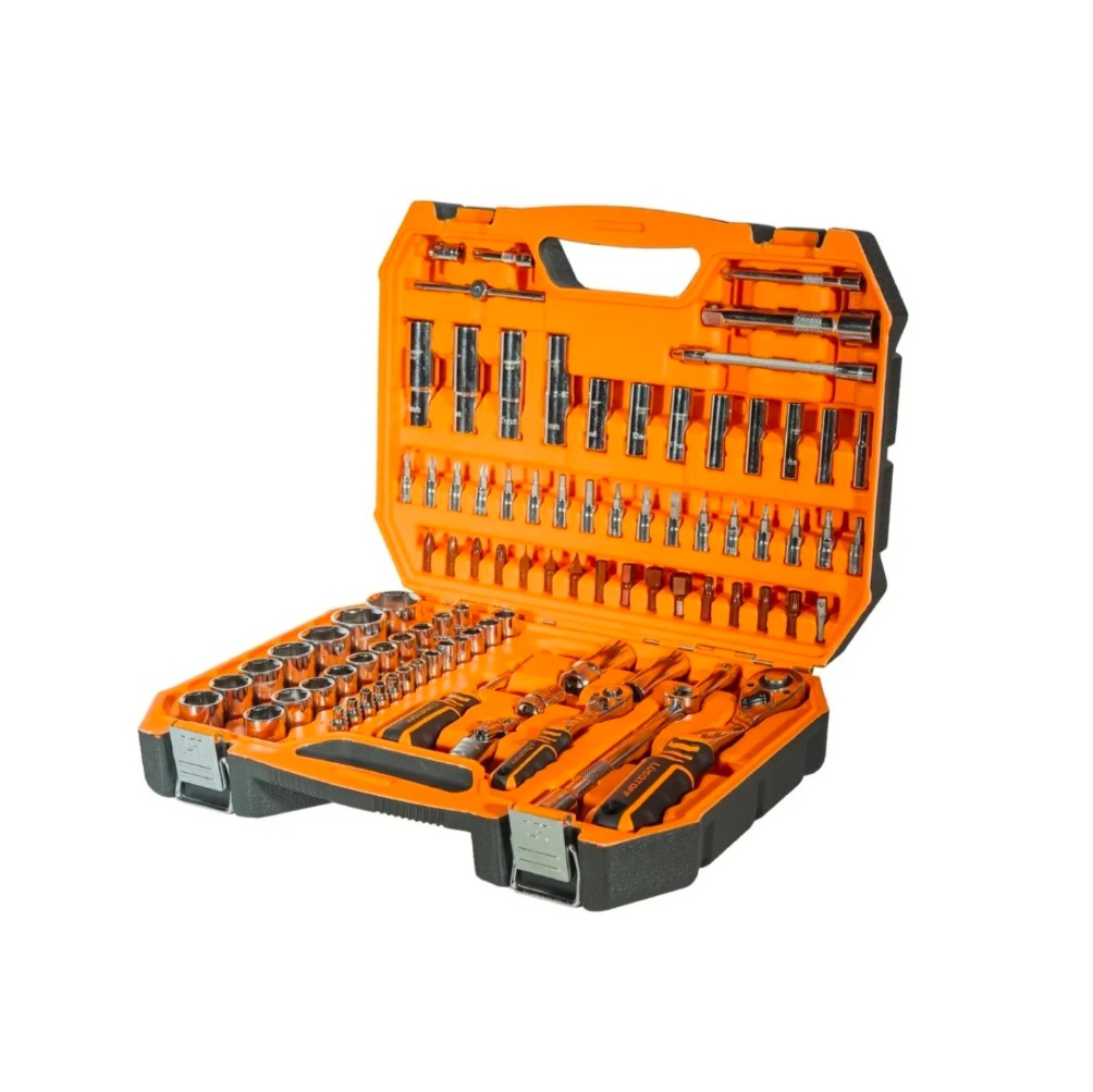 JUEGO DE BOCALLAVES Y ACCESORIOS 94 PIEZAS ENC 1/4-1/2 PROFESIONAL Lüsqtoff L5735