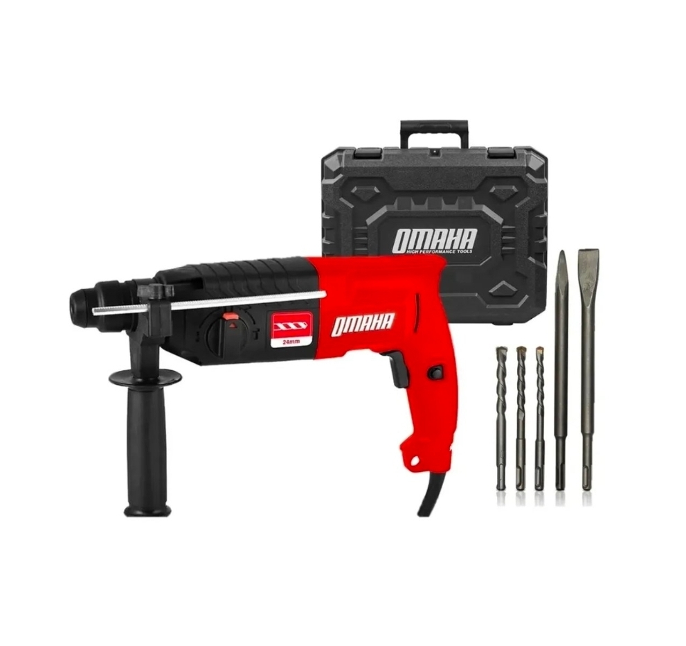 ROTOMARTILLO SDS PLUS 24mm 800W 3.0 JOULES Omaha RM-24PLUS