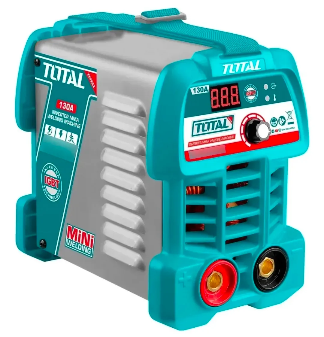 SOLDADORA INVERTER ELECTRODOS 130amp PANTALLA LED TECNOLOGIA IGBT Total Tw213049-4