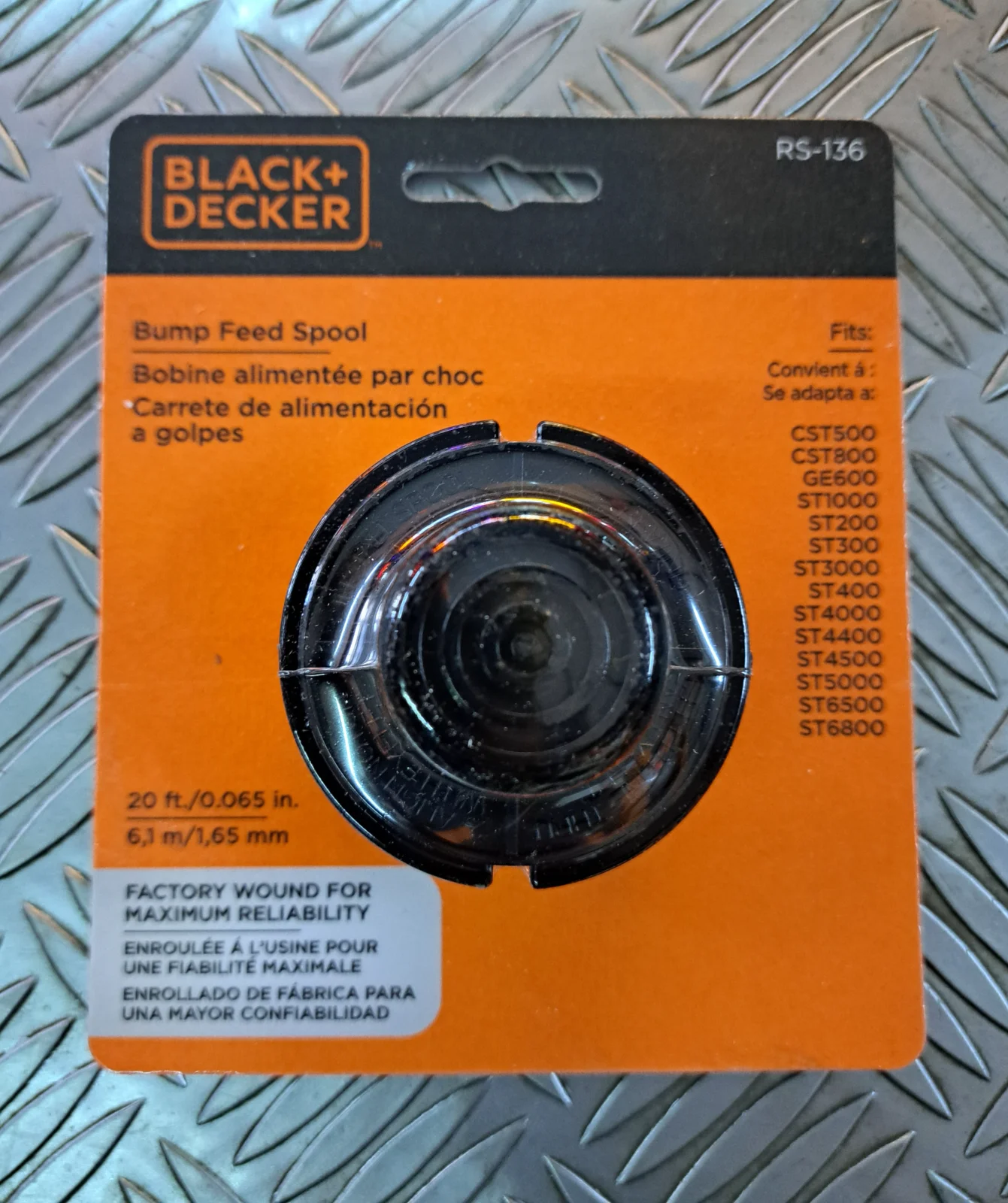 CARRETEL ORIGINAL BORDEADORA BLACK+DECKER VARIOS MODELOS Black+Decker RS-136